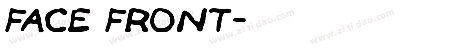 Face Front字体转换